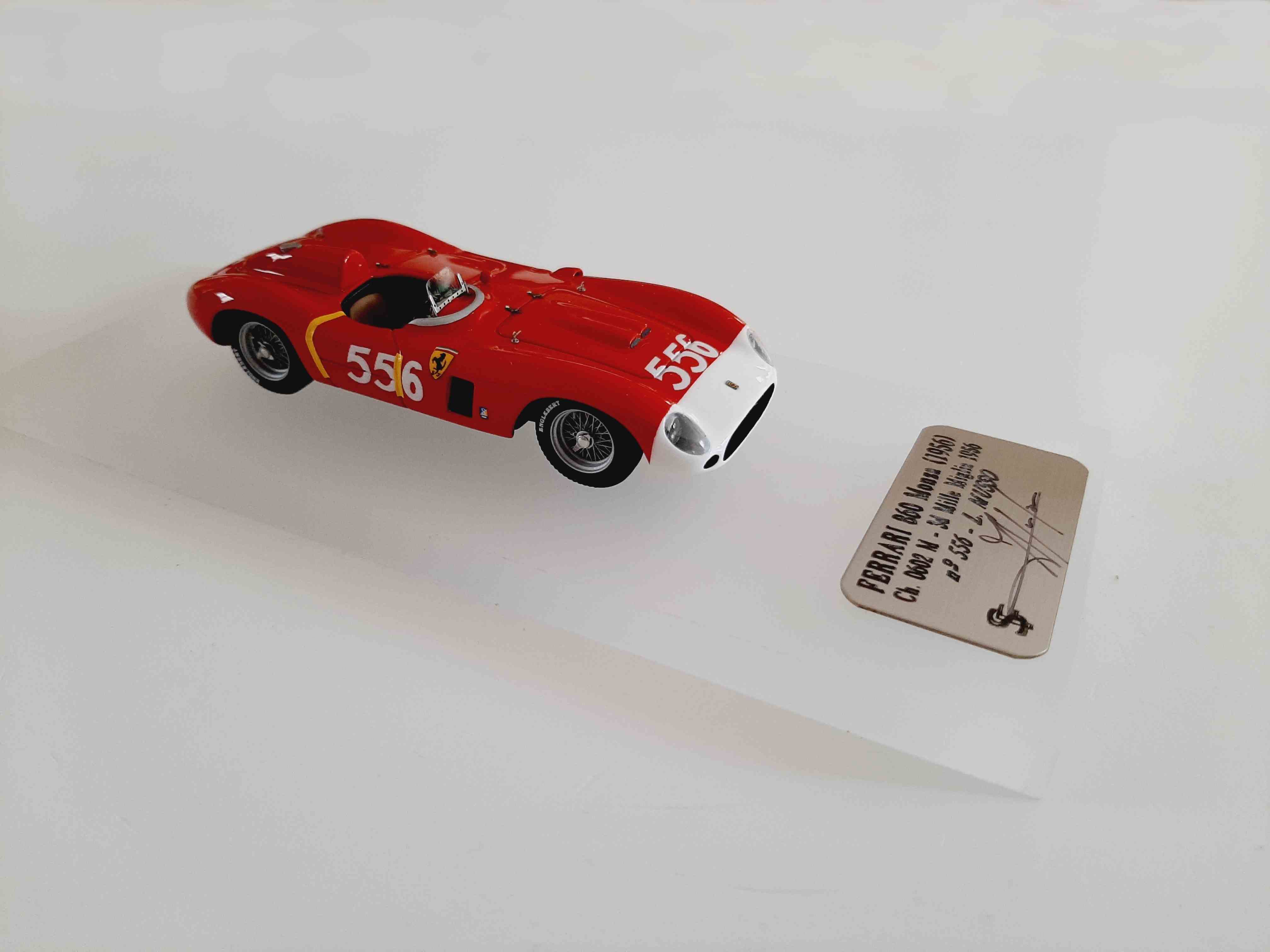 F. Suber : Ferrari 860 Monza Mille Miglia 1956 Musso --> SOLD